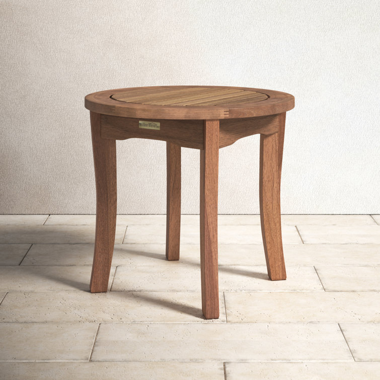Akiva Eucalyptus Outdoor Side Table & Reviews Birch Lane